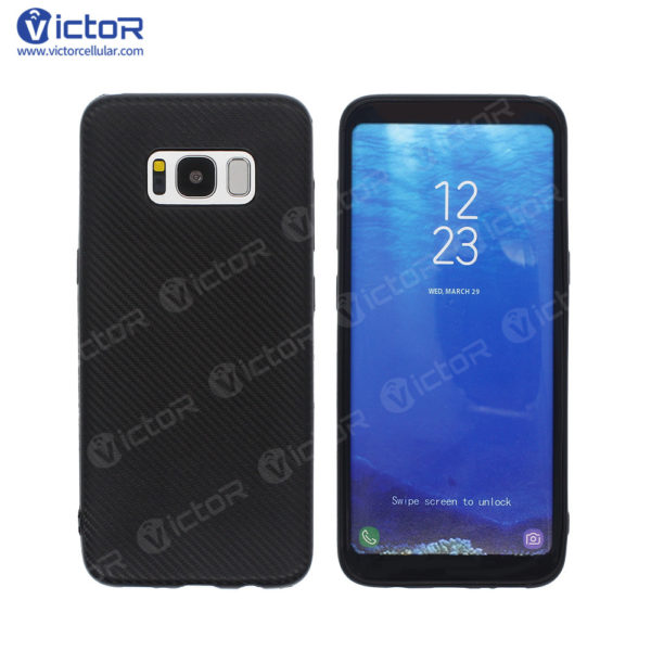 carbon fiber phone case - phone case for Samsung s8 - protective phone case - (2)