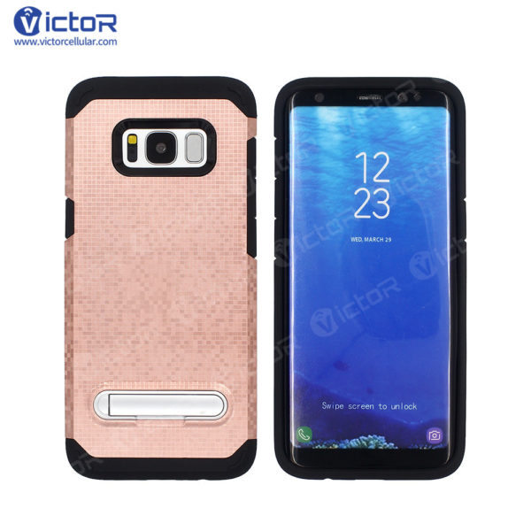 samsung s8 case - combo case - case with kickstand - (1)
