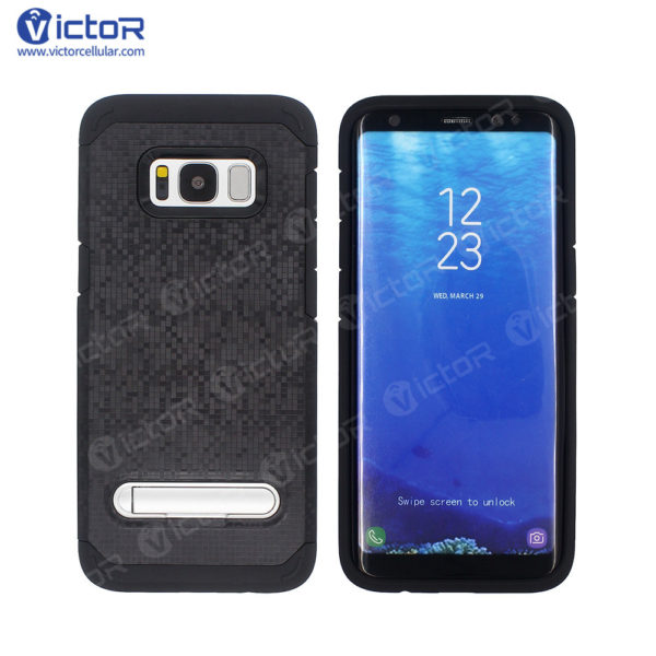 samsung s8 case - combo case - case with kickstand - (2)