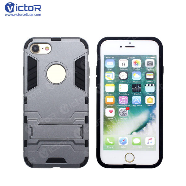 case for iphone 7 - armor case - case with stand - (2)
