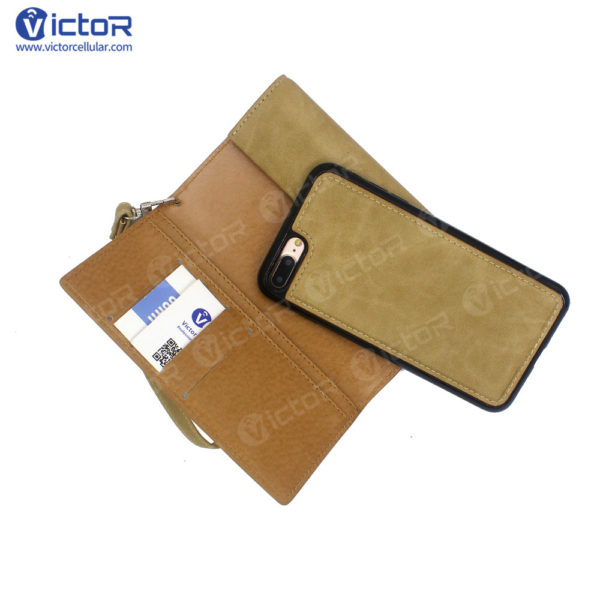wallet leather case - leather case iPhone 7 plus - case 7 plus - (10)