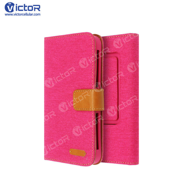 5 inch phone case - wallet leather case - leather phone case - (7)